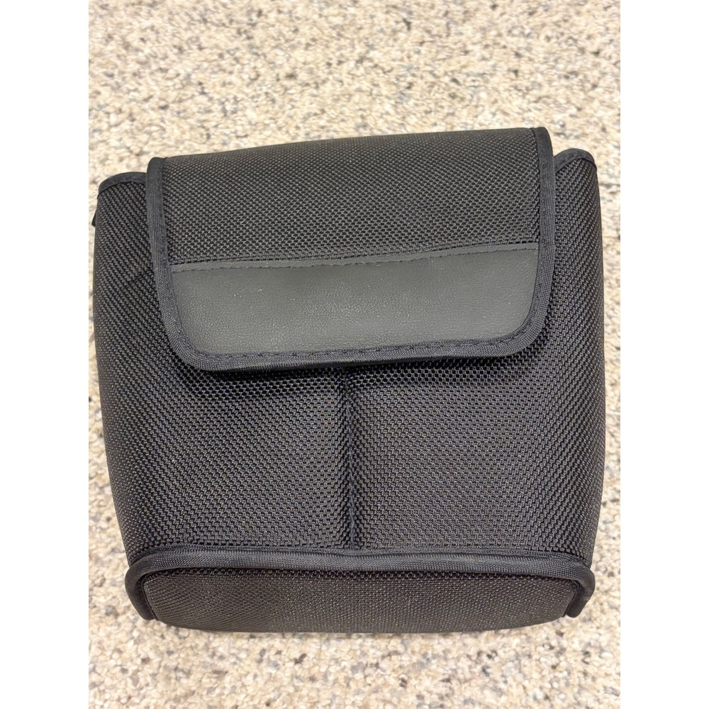 Canon Black Ballistic Nylon Padded Camera Lens Case Bag with Belt Loop